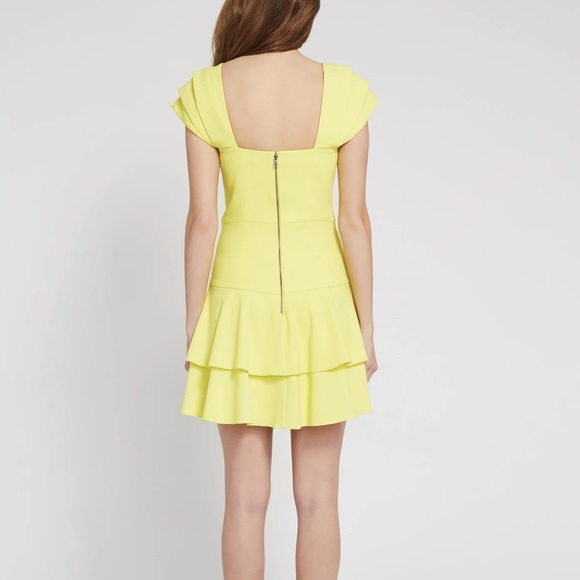 Alice and Olivia Brinda Pleated Sleeve Mini Dress - Picture 2 of 4